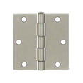 thumbnail image 1 of Deltana S35U26D-R 3.5 x 3.5 in. Square Hinge Steel - Brushed Chrome, 1 of 2