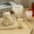 thumbnail image 3 of YEUHTLL Little Bear Decoration Candle Silicone Mold Resin Epoxy Craft Polymer Clay Craft DIY Ornament Jewelry Candle Making Tool, 3 of 18