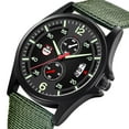 thumbnail image 2 of Qonioi Military Nylon Date Quartz Watch, Analog Men's Wrist Watch with Luminous Features, Military Style Watch, 2 of 7