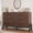 brown-red, variant on BouPower 52" Wide 6 Drawer Dresser, Freestanding Wooden Storage Chest with Deep Drawers, Large Capacity TV Stand Organizer for Bedroom Living Room Entryway Hallway Closet