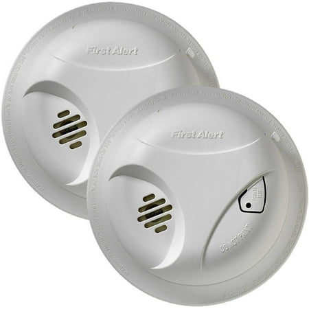 First Alert SA300CN2 Battery Operated Smoke Alarm, 2 Pack