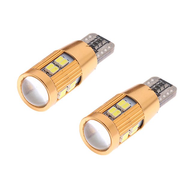 2pcs Luz Indicadora de Señal T10 38 SMD 22 LED para Vehículos Soledad Luz de posición del camión de remolque
