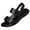 Black, variant on CQONEPT Men's Sport Hiking Sandals with Arch Support Lightweight Midsole Outdoor Beach Water Sandal Black Size 10