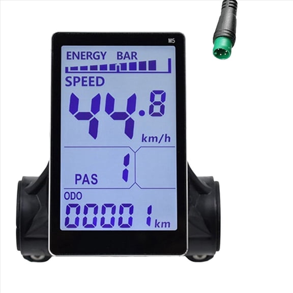 2X M5 Electric Bike LCD Display Meter 24V 36V 48V 60V E Scooter LCD Panel Screen for Mountain Electric Bike(5PIN)