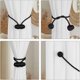 thumbnail image 5 of Schwarze magnetische Vorhang-Raffhalter – 4 Stück Vorhang- für Vorhänge, st, 5 of 5