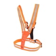 thumbnail image 1 of Gilet Réfléchissant LED Équipement de Course, Fermoir 3 Modes d'Éclairage Gilet Réfléchissant Bande Polyester Latex Soie POM PVC 360 Protection Réfléchissante pour Travail Extérieur Vert, Orange, 1 of 7
