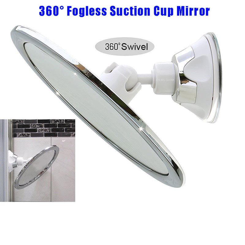 HoneyBull Shower Mirror for Shaving Fogless with Suction Razor Holder & Swivel for sale online 