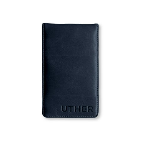 UPC: 0025231694224 | Uther Golf Scorecard Holder (Navy) Leather Golf Accessories