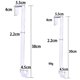 thumbnail image 3 of Front Door Wreath Hanger Rustproof Corrosion Resistant Strong Load-bearing Easy to Use Christmas Halloween Door Wreath Holder, 3 of 5