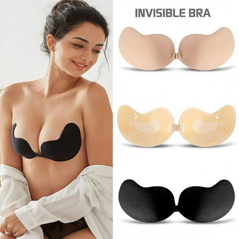  Queensecret 2024 Adhesive Bra, Push Up Strapless Self  Adhesive Bra, Invisible Silicone Bra For Backless Dress