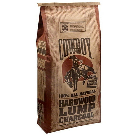 Cowboy Brand Hardwood Lump Charcoal, 20 lbs