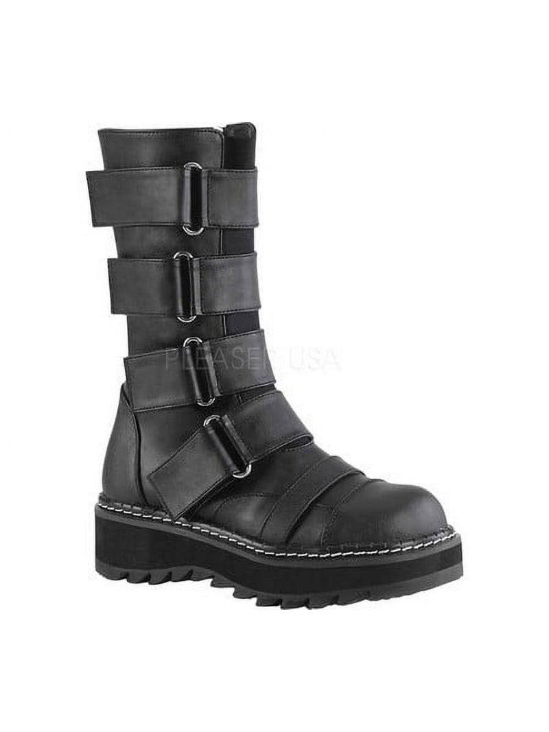 Women's Demonia Lilith 211 Mid-Calf Platform Boot - Walmart.com