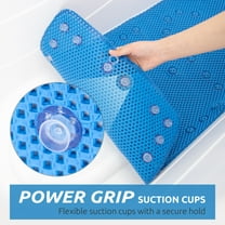 Ray Star Bathtub Mat Non-Slip Shower Mats for Tub, 36×17 Inch, Bath Mat for Tub with Suction Cups and Drain Holes, Washable, Soft on Feet, Easy Clean