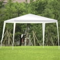 thumbnail image 1 of Carpa Con Dosel Para Exteriores De 3m X 3m, Resistente Con Patas De Tocador, Estacas, Cuerdas De Viento, Carpa Para Fiestas Y Bodas Para Patio Trasero, Jardín, Playa, Blanco, 1 of 6