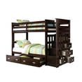 thumbnail image 6 of ACME Allentown Twin/Twin Bunk Bed with Storage Ladder & Trundle in Espresso, 6 of 6