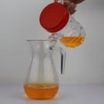 thumbnail image 4 of Dispensador de aceite acrílico, tapa roja de plástico, aceitera, vertedor de salsa, vinagrera, utensilios de cocina (450 ml), 4 of 5
