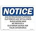 thumbnail image 3 of SignMission OS-NS-P-1824-L-11591 Signe d'Avertissement OSHA - en Raison de Fins d'Assurance Clients Sont, 3 of 4