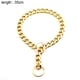 thumbnail image 2 of Cadena de oro Collar de perro Collar de perro lindo collar de oro mascota Bulldog joyería de perro de metal ligero, 2 of 5