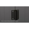 thumbnail image 4 of Arrow Classic 8 x 6 x 6 ft Charcoal Steel Storage Shed, 4 of 8