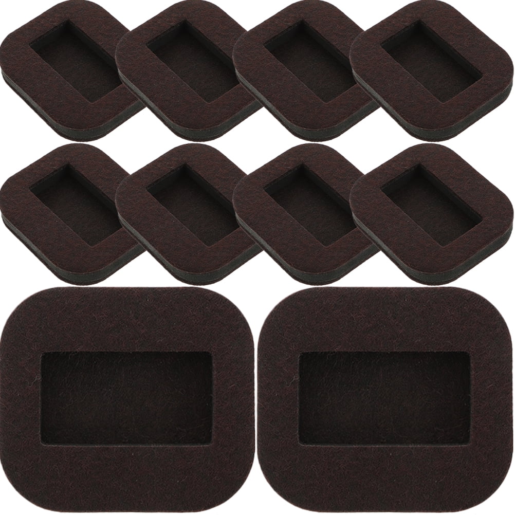 10pcs Furniture Coasters Chair Caster Cups Felt Furniture Feet Cups