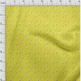 thumbnail image 3 of oneOone Velvet Yellow Fabric Merry Christmas Dress Material Fabric Print Fabric By The Yard 58 Inch Wide, 3 of 5