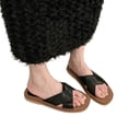 thumbnail image 1 of Zapatos Verano Slip On Slides Correa Cruzada Punta Abierta Casual para Mujer Dressy Summer, 1 of 8