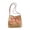 Pink, variant on Woven Bag For Women, Small Grass Straw Tote Purse, Casual Bow Shoulder Handbag For Daily Use Shopping Travel Beach And Summer,White
