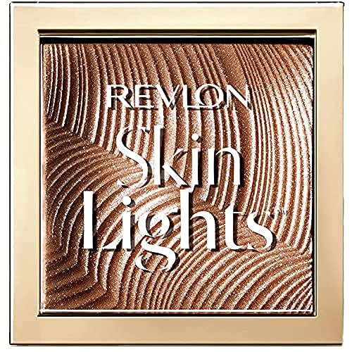 Revlon Skinlights Prismatic Powder Bronzer, Translucent-to-Buildable Coverage, Sunkissed Beam (115), 0.28 Oz