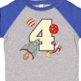 thumbnail image 4 of Inktastic 4th Birthday Outer Space Theme Boys or Girls Toddler T-Shirt, 4 of 5