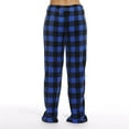 thumbnail image 3 of Aricy Flannel Fuzzy Pajama Pants Women Comfy Soft Fluffy Plush Plaid Pj Pants Drawstring High Waisted Wide Leg Lounge Pants, 3 of 3