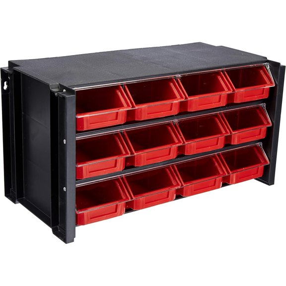 Tayg - Plastic Stacking Shelf with 12 Drawers
