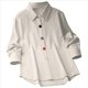 thumbnail image 2 of Camisa Informal de Moda para Mujer, con Botones, Cuello , Blusas Holgadas y Regulares, Blusas de Otoño XXL, 2 of 7