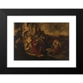 thumbnail image 2 of Jacob Hogers 24x18 Black Modern Framed Museum Art Print Titled - The Meeting of Jacob and Esau (1655), 2 of 5