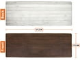 thumbnail image 2 of OPUX Anti Fatigue Kitchen Floor Mat, Reversible Cushioned Memory Foam Kitchen Rug Pad, Waterproof Non-Slip Padded Comfort Standing Mat Office Laundry Home 47x17 (Wood Grain Farmhouse), 2 of 7