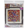 thumbnail image 1 of Design Works Needlepoint Kit 10"X10"-Paisley-Stitched In Yarn - DW2521, 1 of 2