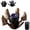 Black, variant on Portable Foldable 6 Arms Electric Shoe Dryer, PTC Fast Heating Boot Dryer with Timer & Odor Elimination, 360° Drying for Sneakers Boots Gloves