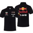 thumbnail image 1 of 2025 New F1 Racing Suit Red Bull Short-sleeve Aston Martin Black Polo Shirt Top Summer Men's Clothes Overalls, 1 of 2