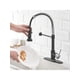 thumbnail image 2 of 1pc Hoimpro Brass High Arc Spring Kitchen Faucet With Pull Down Sprayer With Cover Plate, Commercial Rv Single Lever Kitchen Sink Faucet With CUPC Hos, 2 of 4