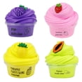 thumbnail image 1 of 60 ml Litchi Raisin Fruit Moelleux Anti-Stress Slime Argile Plasticine Boue Jouet pour Enfants, 1 of 10