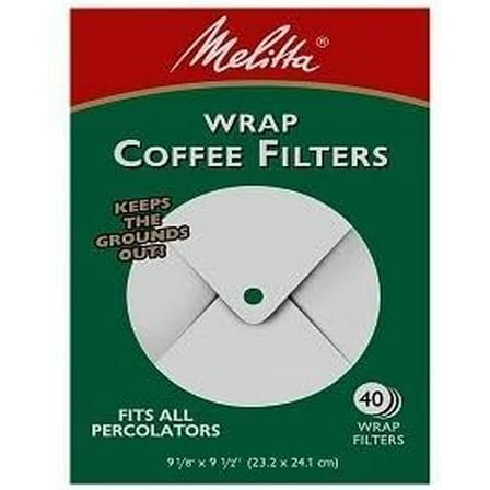 Melitta Wrap Around Coffee Filters 627402 - 40 Ct.