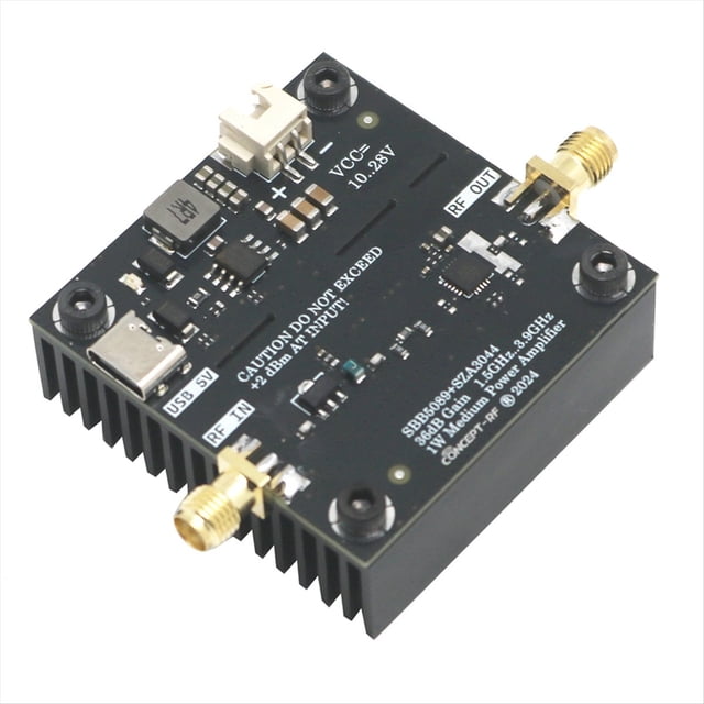 Amplificador de Potencia de Banda SBB5089+SZA3044 de 1,5-3,9 GHz, 36 DB de Alta Ganancia, 10-28 V para GPS, WiFi, Zigbee y Lora