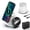 White, variant on 3 in 1 Wireless Charging Station, 15W Magnetic Fast Charging Stand with RGB Light, Multi-Device Charging,Intelligent Charging Chip, Foldable Cell Phone Wireless Chargers for Phone, Watch, White