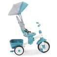 thumbnail image 2 of Tricycle Little Tikes Perfect Fit 4 en 1, color verde azulado para niños pequeños, 2 of 9