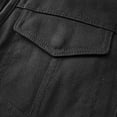 thumbnail image 4 of First Mfg Co - Lexy - Women's Motorcycle Biker Riding Black Twill Vest - 3X Large, 4 of 5