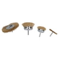 thumbnail image 3 of 24pc Assorted Wire Wheel Rotary Cup + Flat Brushes Rust Removal Removers, 3 of 3