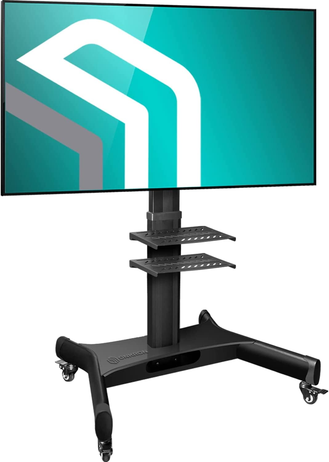 ONKRON Mobile TV Stand with Wheels Rolling Corner TV Stand for 3265 Inch LED LCD Flat or