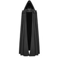 thumbnail image 2 of LYXSSBYX Hoodies for Women Plus Size Men Halloween Solid Buckle Hooded Removable Gothic Devil Party Cloak, 2 of 5