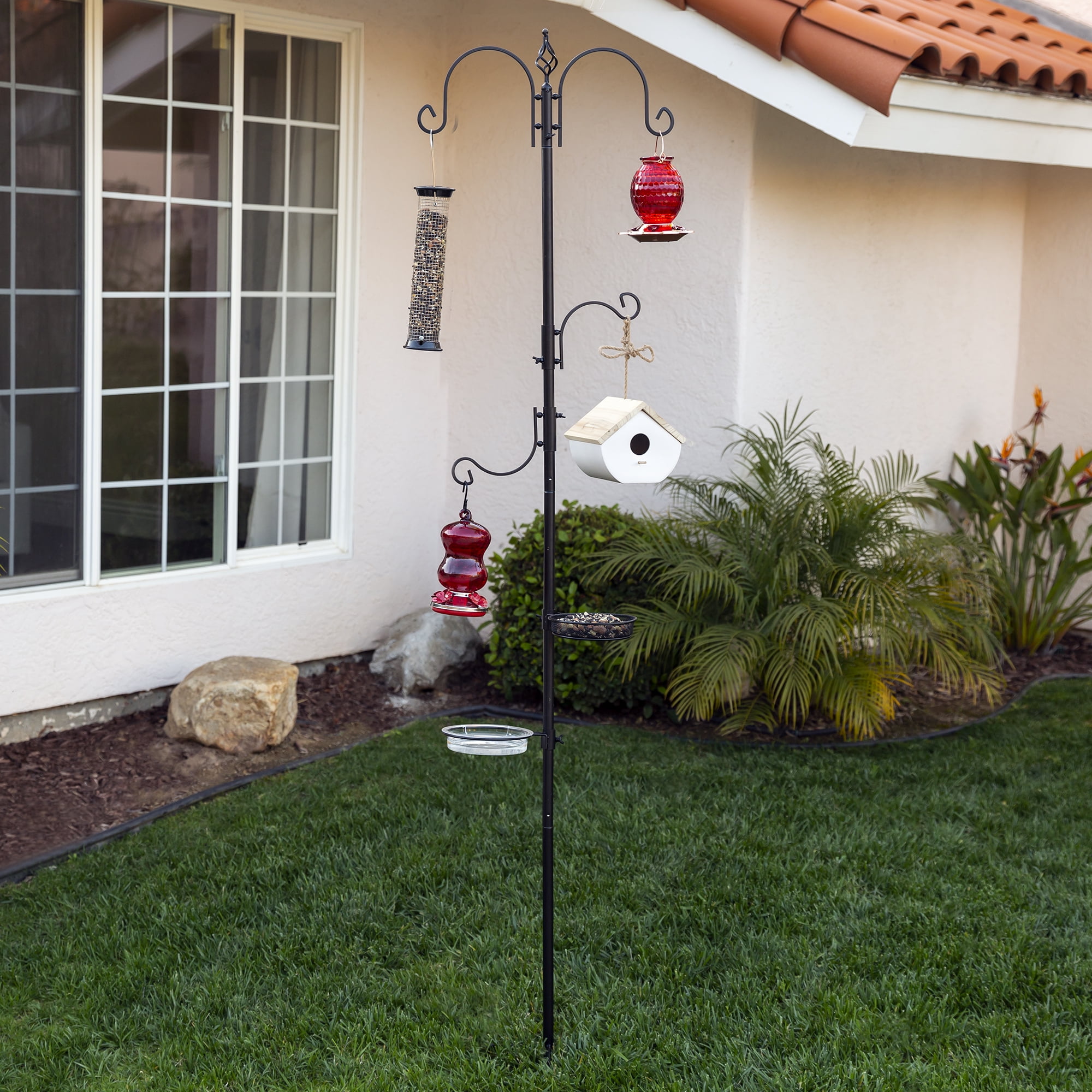 Seed Feeders Bird Feeding Station Kit 92 Hanging Garden Water