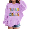 thumbnail image 4 of Ruyang Kids Boys Girls 3rd Grade Back to School Hoodie Preppy Hoodies First Day of School Pullover Sweatshirts Pockets, 4 of 7