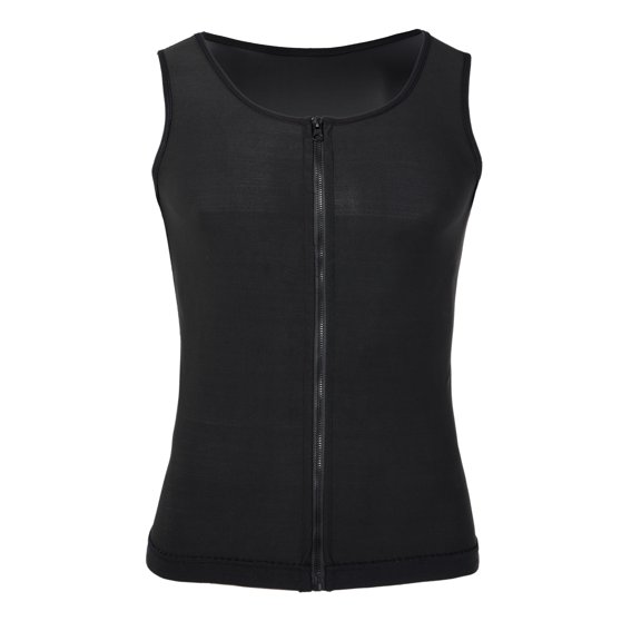 Tinglu Sauna Suit Shirt Men's Shapewear Workout Shaper Tank Top Sweat Compression Vest